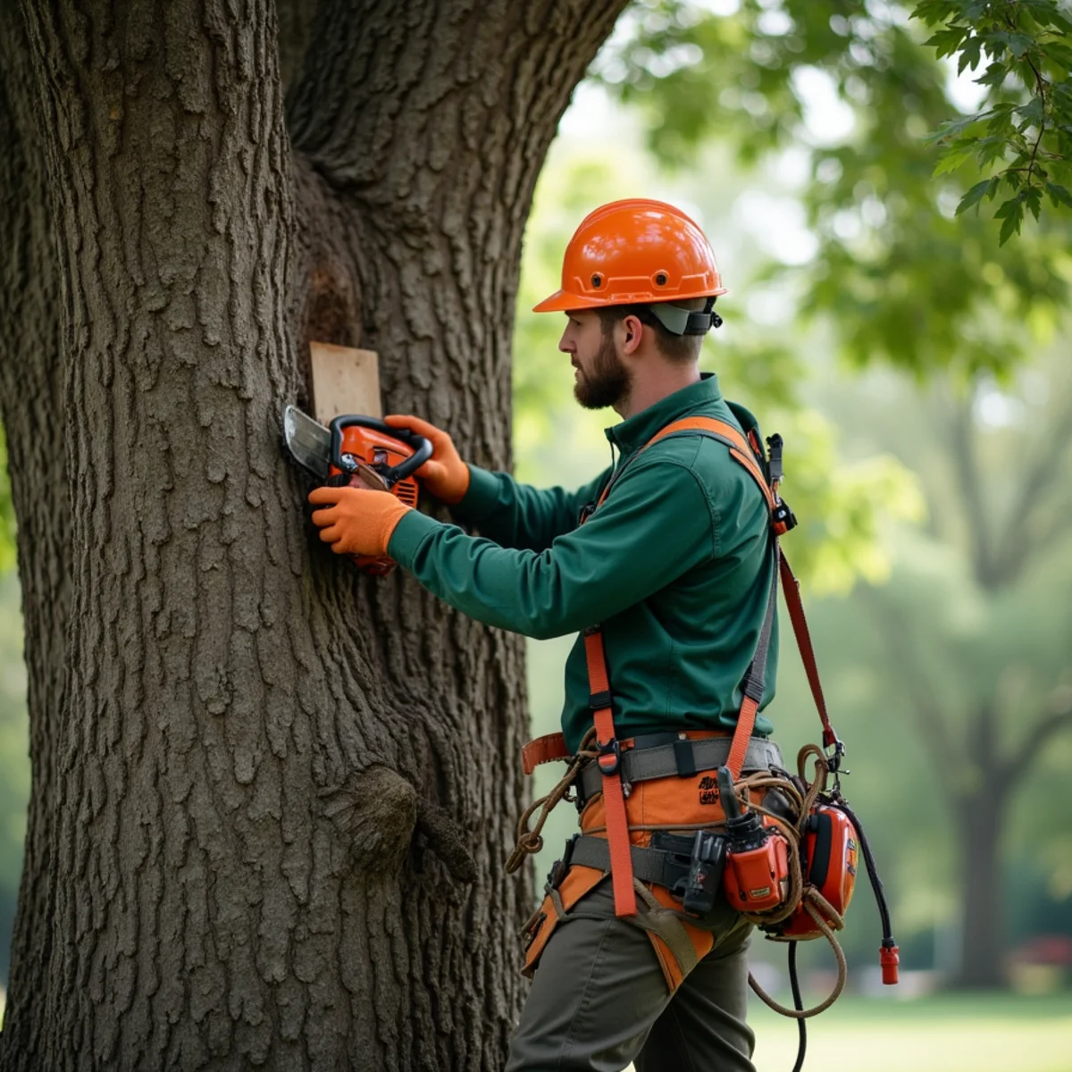 Surveying heritage bur oak tree species, age, and historical vigor